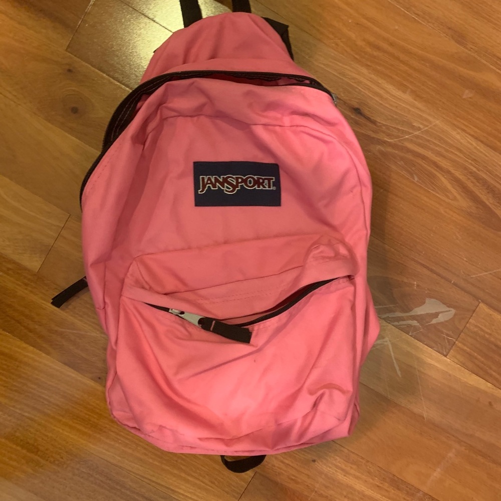 Pink jansport backpack